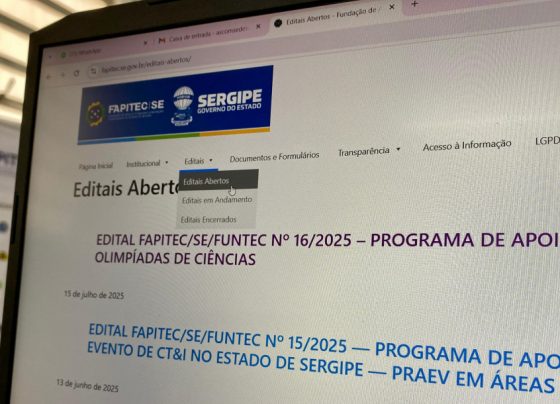 Fapitec/SE lança edital para o Programa de Apoio à Realização de Olimpíadas de Ciências – FaxAju