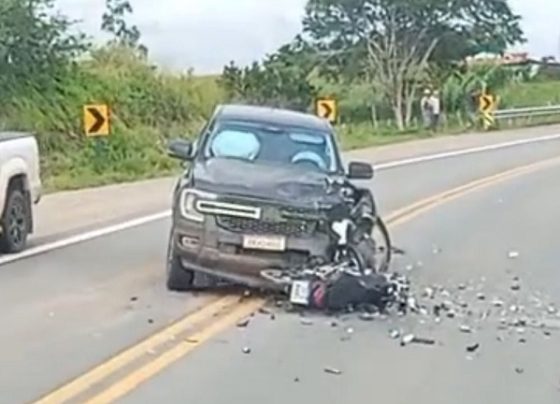 Motociclista morre após colisão frontal na BR-235, em Frei Paulo