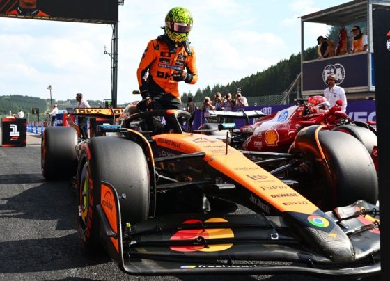 Norris conquista a pole no GP da Bélgica; Bortoleto larga em décimo