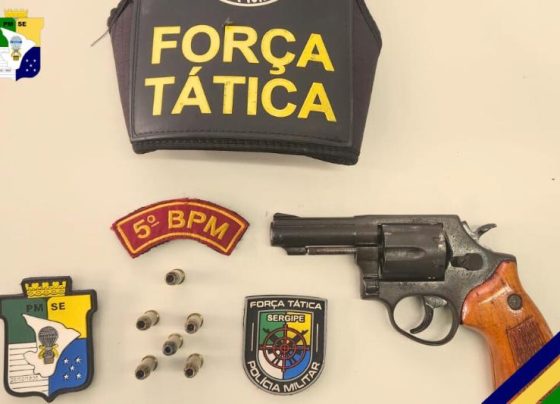 PM prende homem por porte ilegal de arma de fogo em Nossa Senhora do Socorro – P.M.S.E.