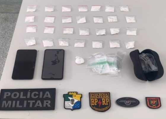 PM prende homem por suspeita de tráfico de drogas em Nossa Senhora do Socorro – P.M.S.E.