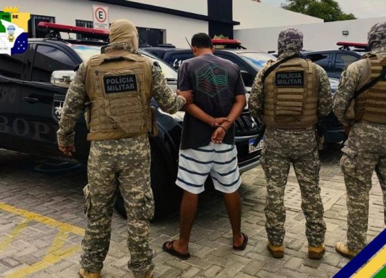 PM prende homem suspeito de tráfico de drogas e outros crimes graves em Aracaju – P.M.S.E.