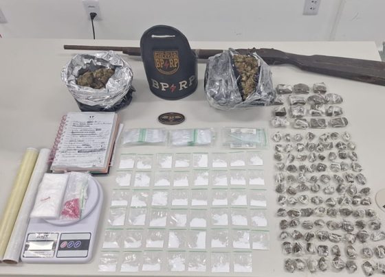 Polícia Militar apreende espingarda e entorpecentes em Laranjeiras – P.M.S.E.