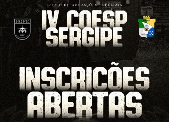 Polícia Militar de Sergipe abre inscrições para IV Curso de Operações Especiais – P.M.S.E.