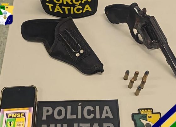 Polícia Militar prende homem por porte ilegal de arma de fogo em Aracaju – P.M.S.E.