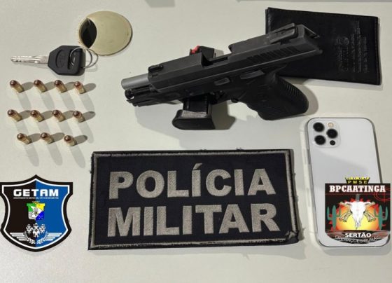 Polícia Militar prende suspeito por porte ilegal de arma de fogo em Campo do Brito – P.M.S.E.