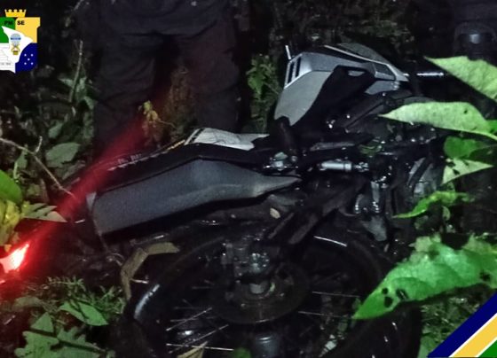 Polícia Militar recupera motocicleta com restrição de furto em Aracaju. – P.M.S.E.