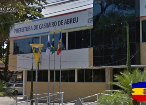 Concurso da Prefeitura de Casimiro de Abreu RJ oferece salário de R$ 4,8 mil