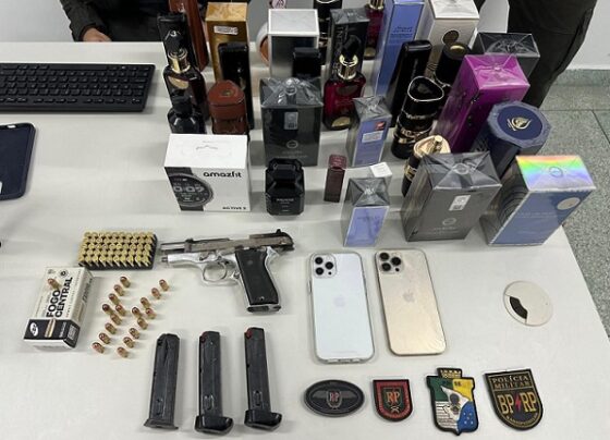 Empresário é preso com pistola, munições e perfumes importados em São Cristóvão
