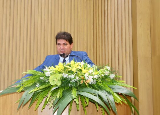 Milton Dantas destaca apoio da CBF ao Nordeste em discurso de homenagem a Samir Xaud