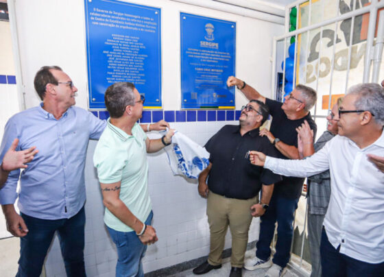 “Nós não fazemos educação só com obras, mas também com pessoas”, afirma Fábio Mitidieri durante entrega de escola em Santana do São Francisco
