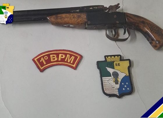 PM apreende arma de fogo e prende homem pelo crime de cárcere privado em Aracaju – P.M.S.E.