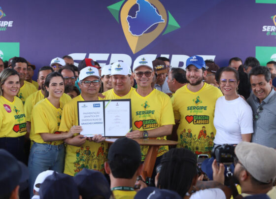 Fábio Mitidieri autoriza obras para Graccho Cardoso no ‘Sergipe é aqui’ e investimentos no município chegam a R$ 140 milhões