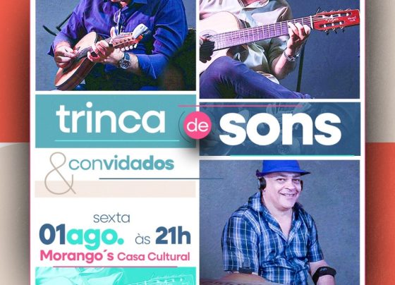 Trinca de Sons apresenta show instrumental  no Morango’s Casa Cultural – FaxAju