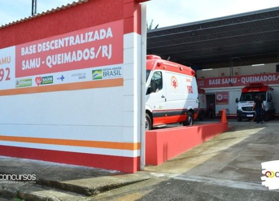 oportunidades no SAMU de Nilópolis e Queimados