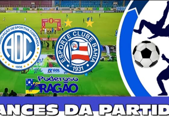Confiança 1X4 Bahia – Lances da Partida
