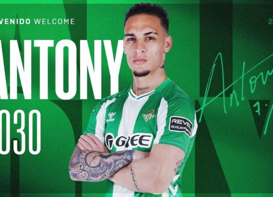 Betis anuncia contratação de Antony, do Manchester United
