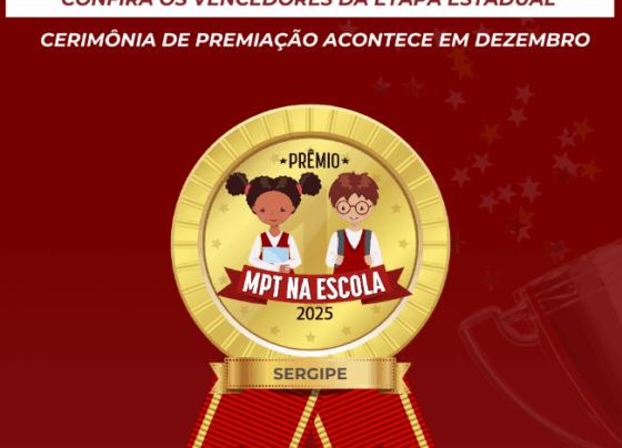 Conheça os vencedores da etapa estadual do Prêmio MPT na Escola 2025 – FaxAju