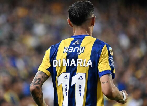 Di María faz golaço olímpico contra Boca e ‘explode’ Gigante de Arroyito