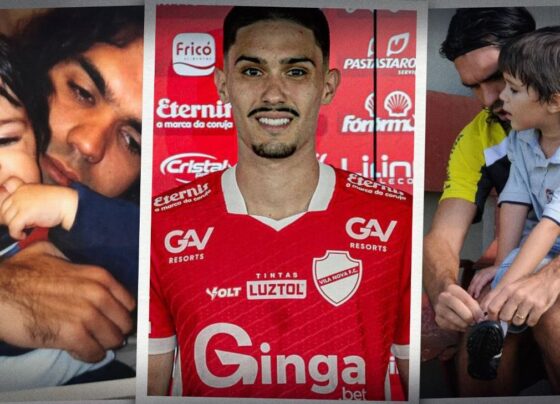 Filho de Fernandão, Enzo estreou no Vila Nova sem temer idolatria do pai no Goiás