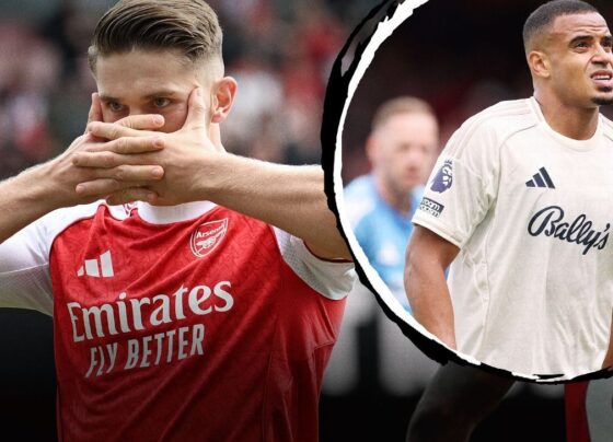 Gyokeres marca, e Arsenal vence o Nottingham Forest com golaço; Murillo sai machucado