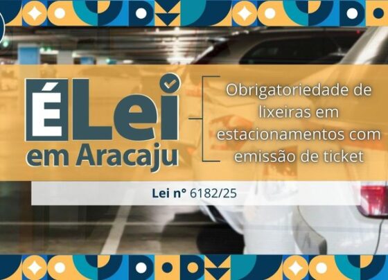 Lei nº 6.182/25 obriga estabelecimentos comerciais que possuam estacionamento com emissão de ticket a disponibilizarem lixeiras – RO Acontece