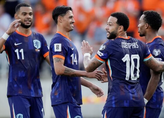 Memphis faz história e lidera vitória da Holanda para cima da Lituânia