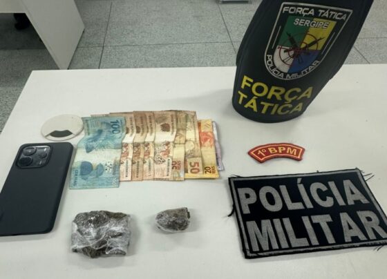 PM prende homem por tráfico de drogas na Zona Sul da Capital – P.M.S.E.