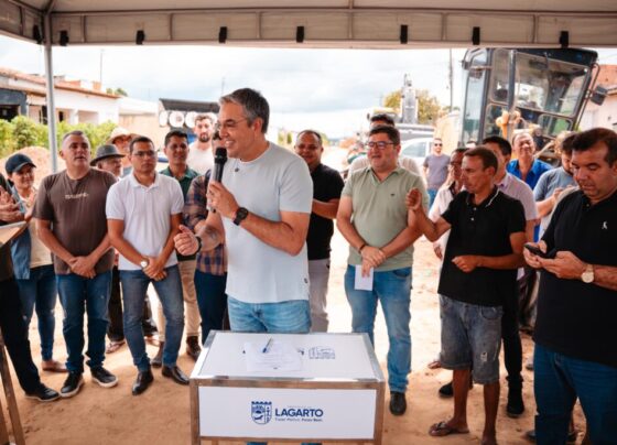Prefeito Sérgio Reis autoriza pavimentação da pista da Granja no povoado Colônia 13 – RO Acontece