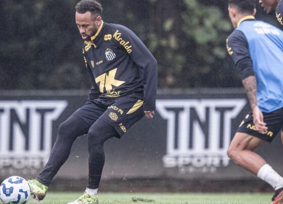Santos instala grama sintética no CT Rei Pelé, e dono convida Neymar