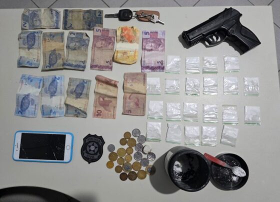 POLÍCIAS CIVIL E MILITAR CUMPREM MANDADOS DE BUSCA EM MONTE ALEGRE E PRENDEM HOMEM POR TRÁFICO DE DROGAS