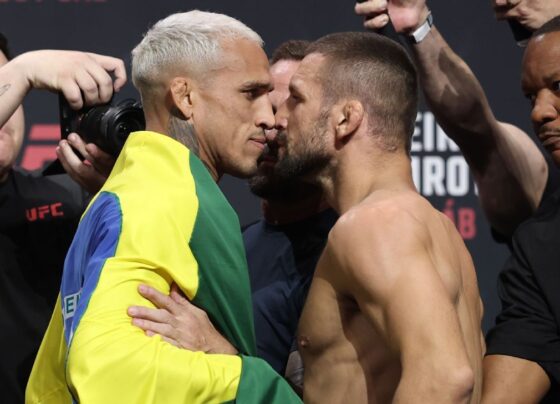Charles do Bronx e Gamrot protagonizam encarada tensa antes do UFC Rio