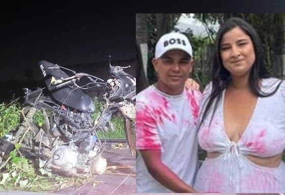 Colisão brutal na SE-170 deixa casal morto e motorista foge do local