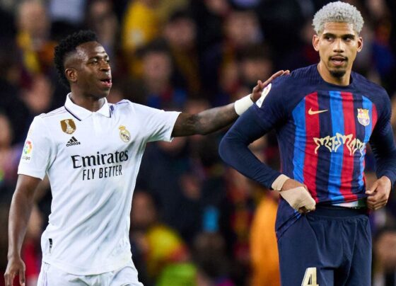 Como é encarar Vinicius Jr.? A resposta de Ronald Araújo após duelos quentes em Real Madrid x Barcelona que geraram até provocação