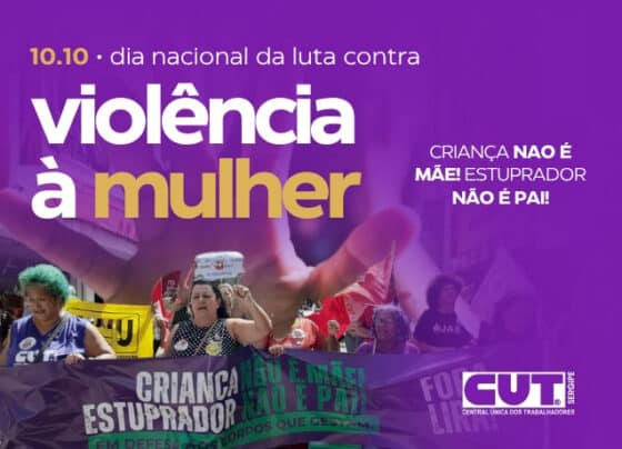 Criança não é Mãe! Estuprador não é Pai! 10 de outubro, Dia Nacional da Luta Contra a Violência à Mulher – FaxAju