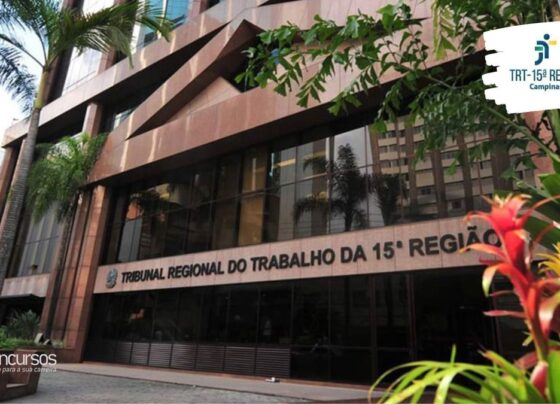 Edital do TRT 15 Campinas tem vagas abertas em vários setores