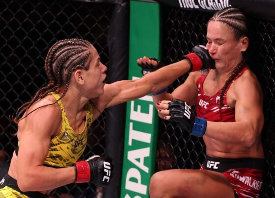 Ex-vendedora de trufas em trem nocauteia rival de forma brutal no UFC Rio