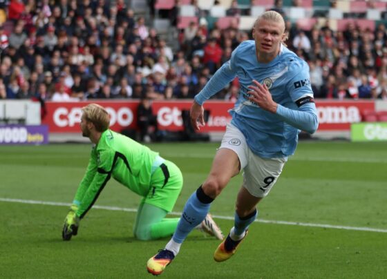 Haaland marca pela 7ª vez seguida e dá vitória ao Manchester City na Premier League