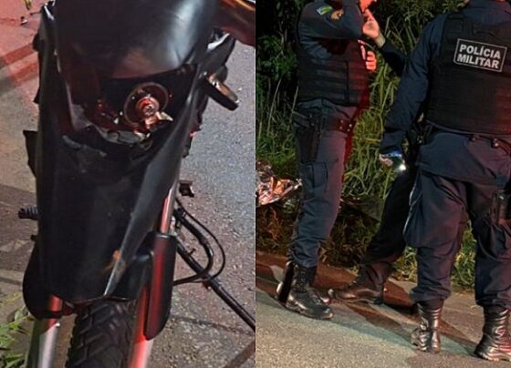 Jovem morre após colidir motocicleta com vaca na rodovia João Bebe Água, em São Cristóvão