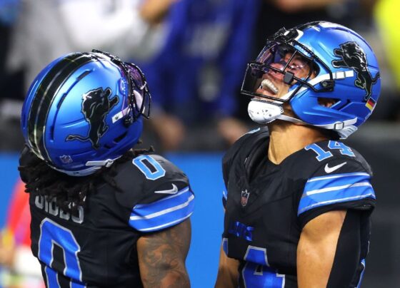 NFL: Lions dominam os Buccaneers em noite de gala de Jahmyr Gibbs