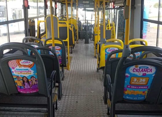 Ônibus coletivos temáticos da Vila da Criança começam a circular – FaxAju