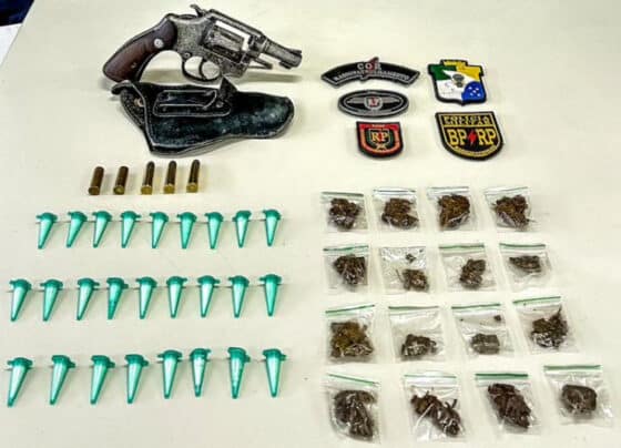 PM apreende arma de fogo e entorpecentes no Parque São José em Socorro – P.M.S.E.