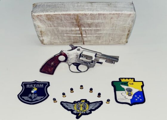 PM apreende revólver e um tablete de crack em loteamento da Zona Norte de Aracaju – P.M.S.E.