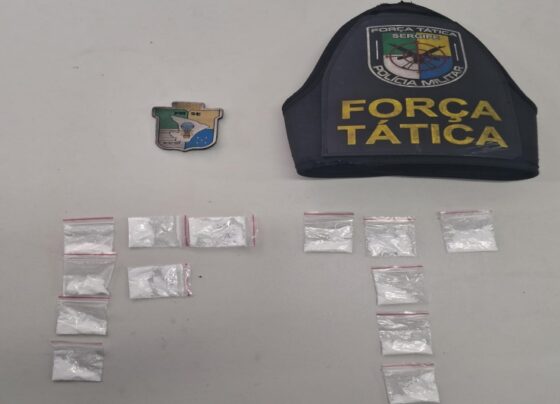 PM prende homem por suspeita de tráfico no Bairro Getúlio Vargas – P.M.S.E.