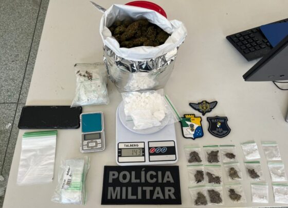 PM prende homem por tráfico de drogas no Bairro Getúlio Vargas – P.M.S.E.