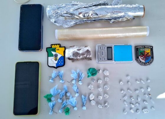 PM prende homem por tráfico ilícito de entorpecentes na Zona Norte de Aracaju – P.M.S.E.