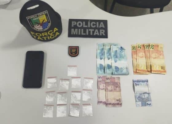Polícia Militar flagra casal com 13 papelotes de cocaína em Ilha das Flores – P.M.S.E.