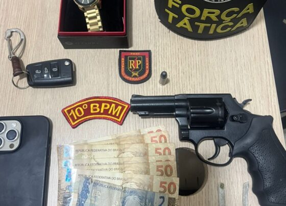 Polícia Militar prende dupla por porte ilegal de arma de fogo em Nossa Senhora das Dores – P.M.S.E.