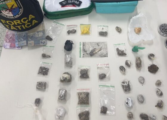 Polícia Militar prende homem por tráfico ilícito de drogas em Nossa Senhora do Socorro – P.M.S.E.