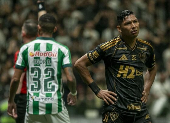 Rony para na trave, e Atlético-MG só empata com Juventude em casa pelo Brasileirão
